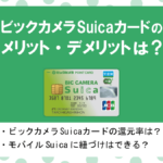 ビューゴールドプラスカードの特徴&メリット・デメリット|年会費や損益分岐点は？