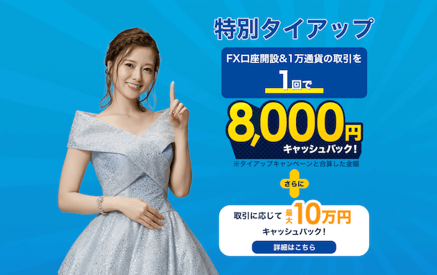 外為どっとコムのキャンペーンLPキャプチャ