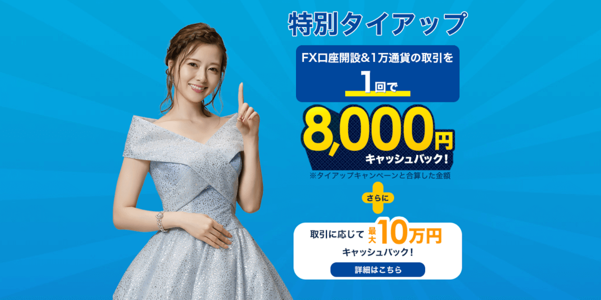 外為どっとコムのLP(白石麻衣さん:FX総合部門で1位)
