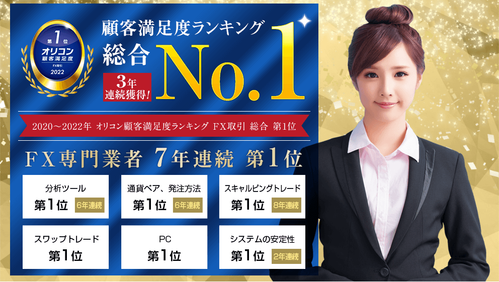 ヒロセ通商のLP(オリコン顧客満足度ランキング7年連続No1!)